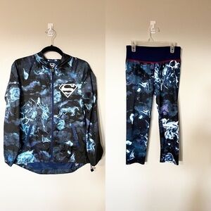 Disney her universe Superman track suit (jacket and leggings ) size‎ medium